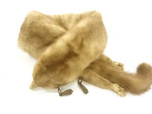 アンティーク　ミンク衿巻き